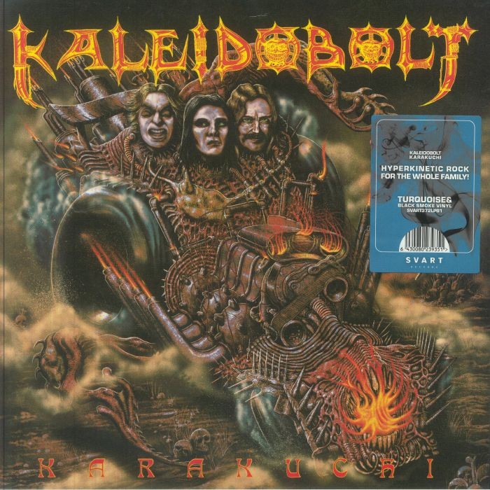 KALEIDOBOLT - Karakuchi - Vinyl (turquoise & black smoke vinyl LP)