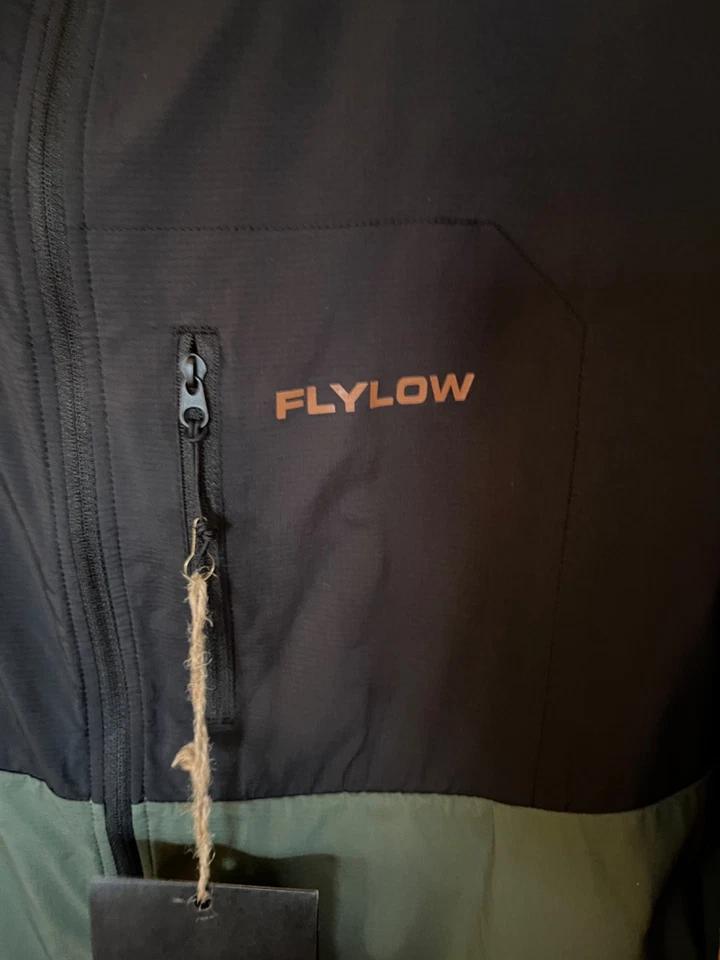 Flylow Davis NWT Men's Jacket Black/Boa/Copper Medium NEW RET. $140 - Image 3 of 4