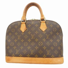 Y0914 [5ia0223] Louis Vuitton Handbag Monogram Alma M51130 Brown [Used] Women's