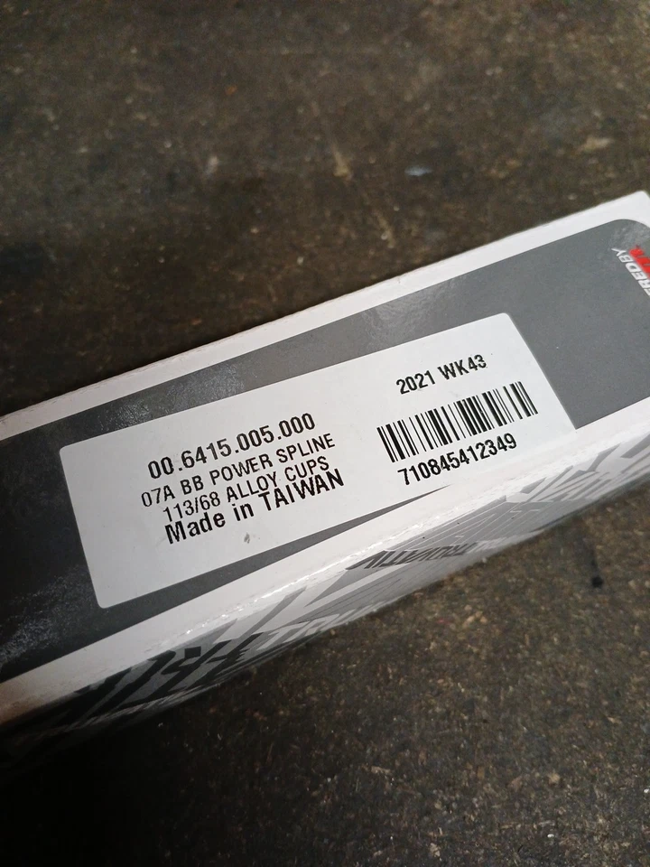 New SRAM TRUVATIV Power Spline 113/68 Bottom Bracket MTB ROAD BIKE - RRP £39.99 - Image 2 of 2