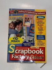 Art Explosion Scrapbook Factory Deluxe 3.0 Software Computer Photo Editor New