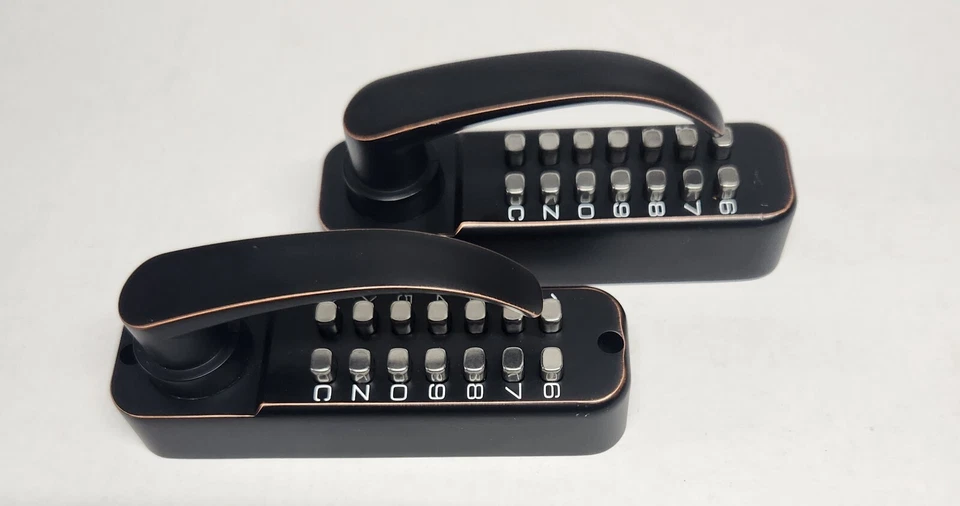 NUEVO Cerradura de puerta mecánica Codace ~ 14 botones entrada sin llave ~ 209-2YS-GB Foto 3 de 3