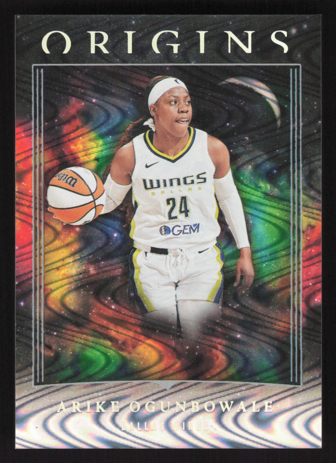 Arike Ogunbowale (SP) Swirl (Holofoil) Dallas Wings 2024 Panini Origins WNBA