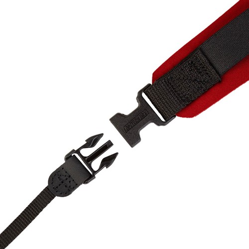 OP/TECH PRO WEIGHT REDUCING SLR CAMERA STRAP DSLR NEOPRENE PADDED OPTECH - RED - Picture 3 of 4