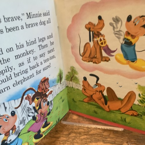 Vintage 1957 Walt Disney's Pluto Tell-A-Tale Books Whitman Publishing - Picture 4 of 6