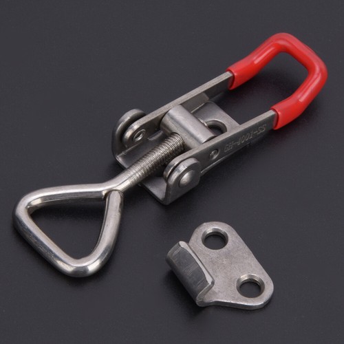 2Pcs Toggle Clamp Clip 304 Stainless Steel Buckle Quick Fixture Tool - Picture 6 of 12