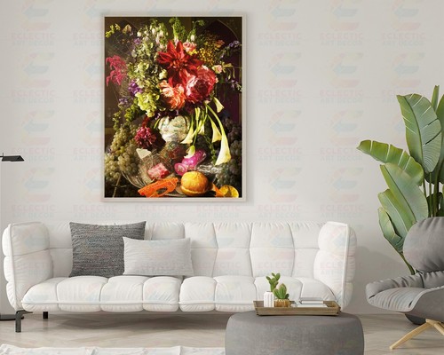 Risk Flowers Art Print, Mounted Canvas, Framed, Acrylic David Lachapelle - Picture 9 of 10