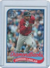 Jordan Lawlar 2024 Topps #89B-1 1989 Topps Baseball 35th Anniversary