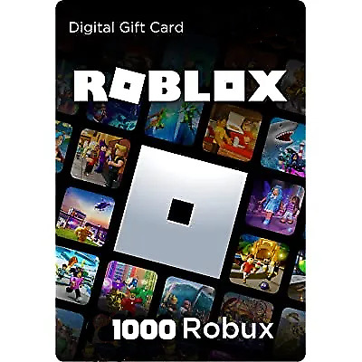 Roblox Gift Card 100-1200 Robux Includes Exclusive Virtual Item (GLOBAL)