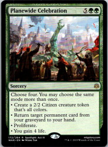 Magic the Gathering Planewide Celebration War of the Spark MTG Free Shipping!