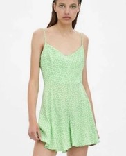 Zara Pants  Jumpsuits Zara Green Floral Romper