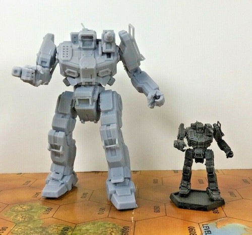 Battletech Miniatures - Scala museo (4'-6') Battlemechs - Stampato in 3D su richiesta - Foto 32 di 66