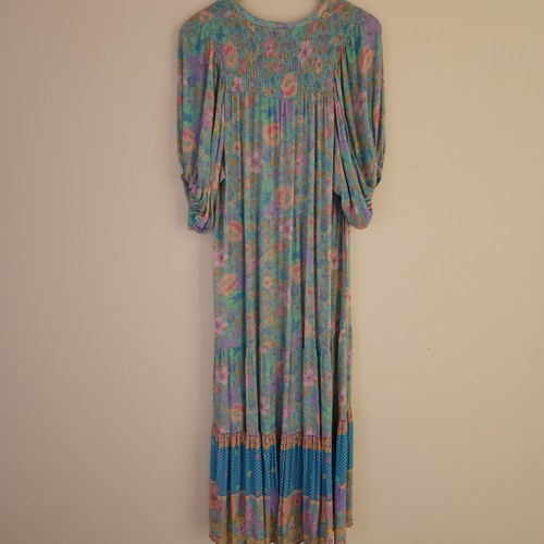 Spell & The Gypsy ~ Hibiscus Lane Button Gown Dress XL ( + XXL ) AUS 16 US 12 - Picture 15 of 17