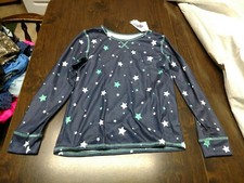 NWT Justice Blue With Stars Pajama Set Size Girl's 12