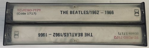 The Beatles 1962 - 1966 Music Cassette 1&2 Tape TC-PCSO-7171 Apple 1976 Big Case - Picture 14 of 24