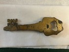 Vintage Skeleton Key-Heart Shaped Brass Bottle Opener Made in Italy — photo 2