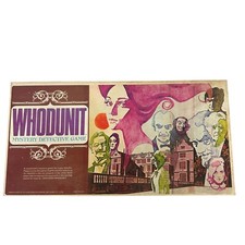 Whodunit Mystery Detective Board Game By Selchow & Righter Vintage