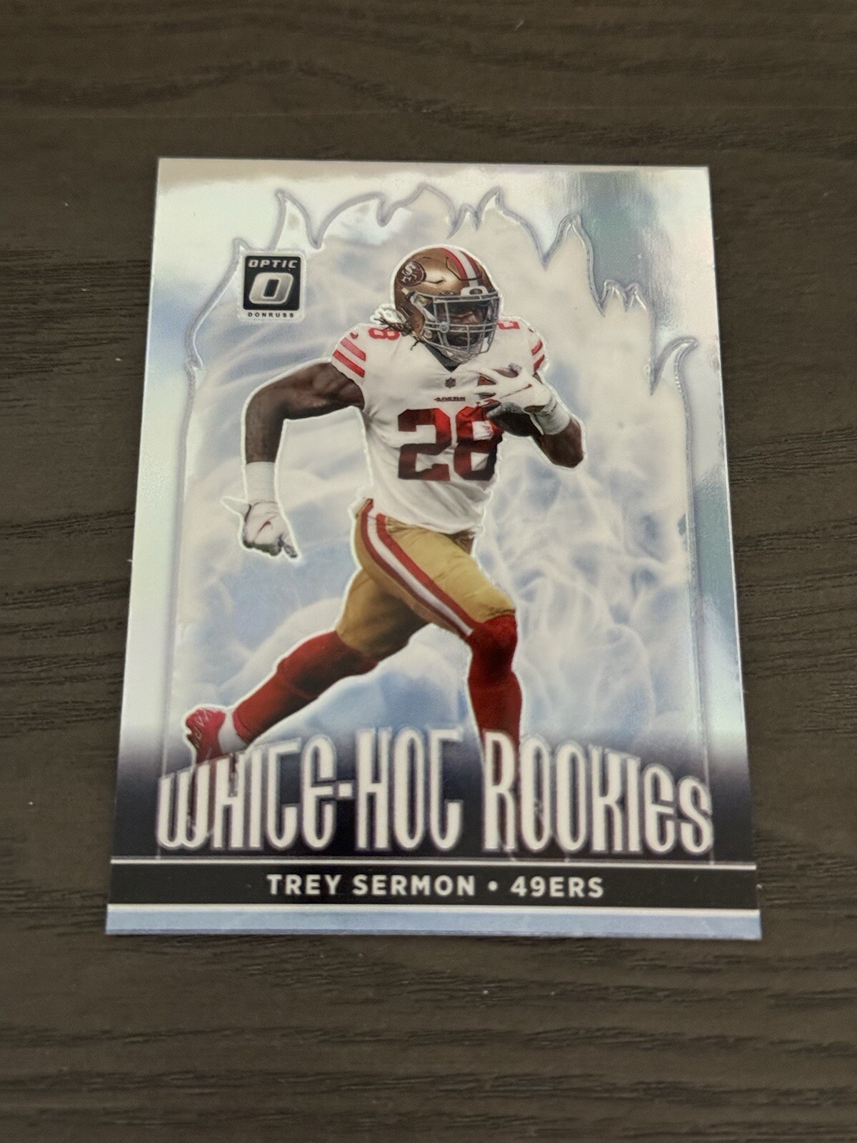 2021 Panini Donruss Optic White Hot Rookies Prizm #WHR-10 TREY SERMON Rookie RC