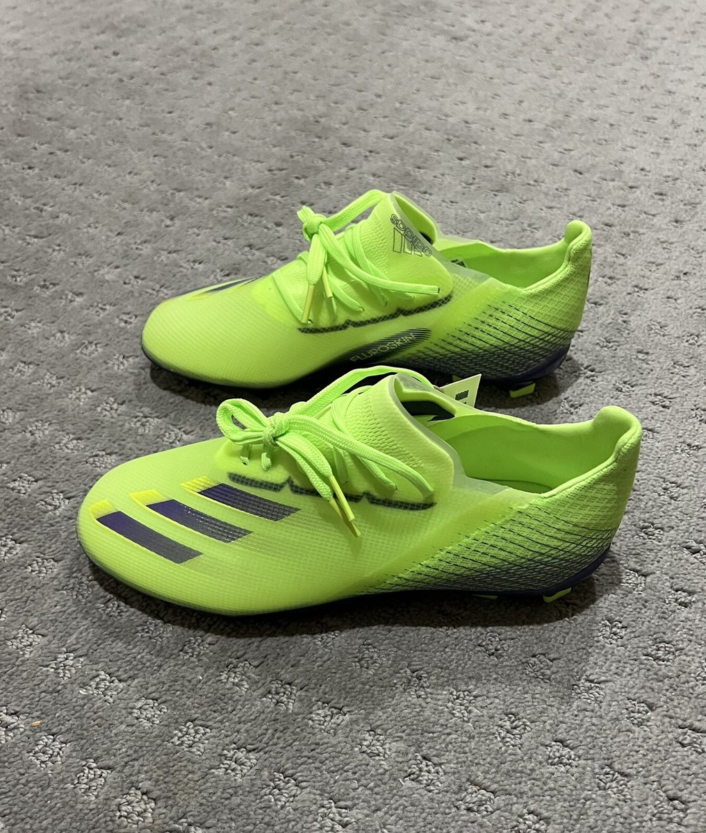 adidas エックスゴースト.1FG グリーン×パープル　28cm Adidas X GHOSTED.1 FG J Soccer Cleats x Neon Green/Purple