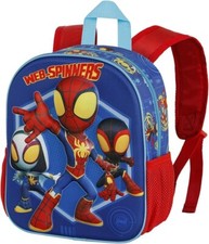 Zainetto Scuola Asilo Materna Spidey Marvel con Rilievo 3D - Pratico e Compatto