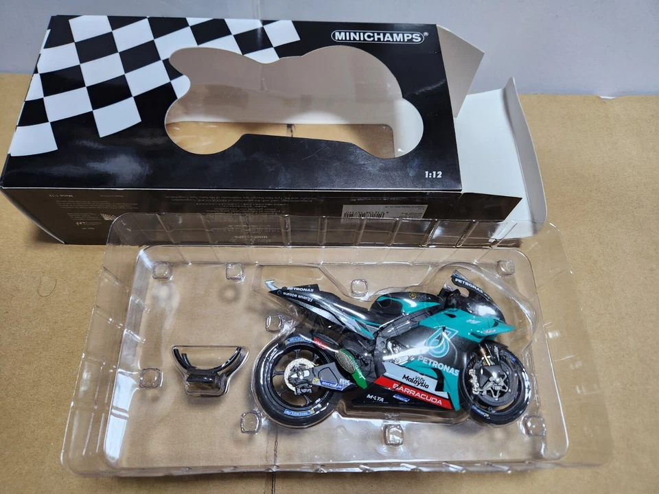 MINICHAMPS 122 193021 Limited 204 YAMAHA YZR-M1 Petronas 2019 F.MORBIDELLI 1/12 - Image 3 of 4