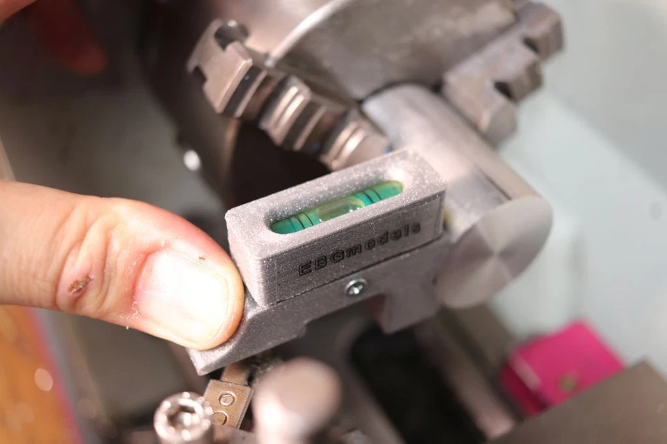 Livella per regolazione altezza utensili Tornio - Nuova versione 3 - Immagine 2 di 3