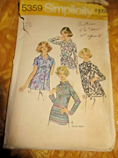 Simplicity 5359 Misses Set of Tunic Blouses Pattern - Size 12 Bust 34 Cut