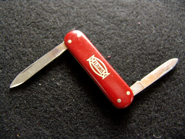 VICTORINOX VICTORIA ESCORT-RETIRED-BRASS RIVETS-VINTAGE-EDITION-SWISS ARMY KNIFE
