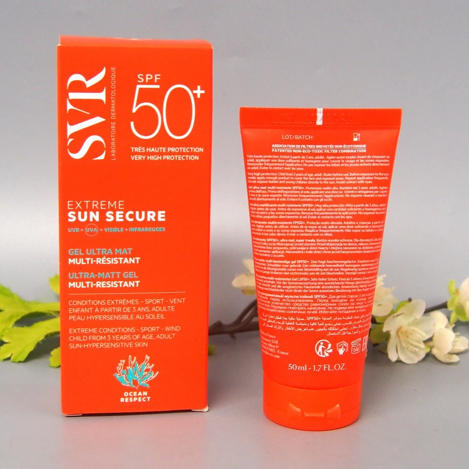Gel ultra mate multirresistente SVR Sun Secure Extreme SPF50+ 50 ml caducidad 10/2026 Foto 2 de 3