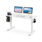 55" x 24" Sit Stand Home Office Desk w/ 3 Memory Height Setting 2 Headphone Hook