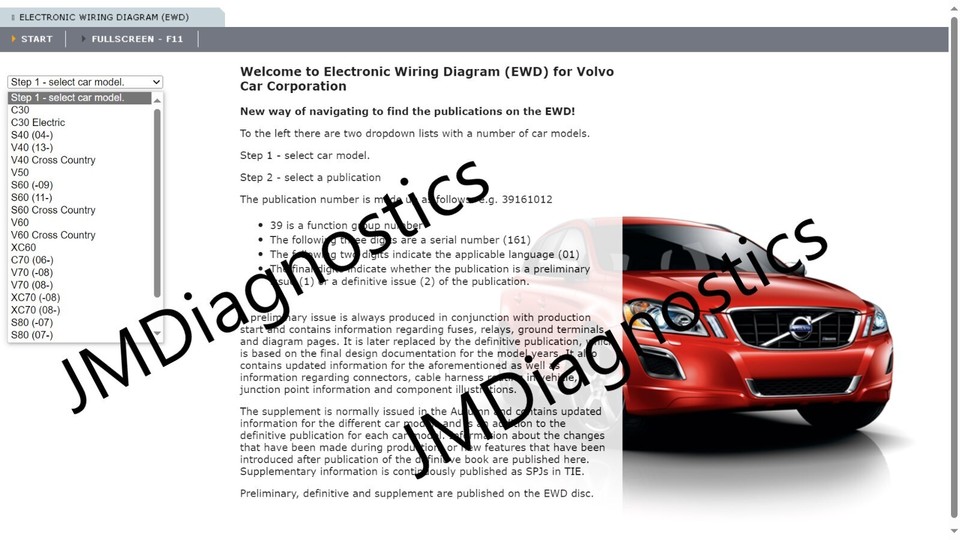 Volvo Vida DICE Diagnostic Laptop with OBD2 interface Plus Additional