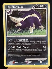 Pokemon Card Skuntank Holo 15/130 Diamond Pearl Played