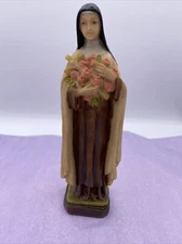 8"H Saint Teresa Statue St Therese of Lisieux Holy Figurine Religious Room Decor