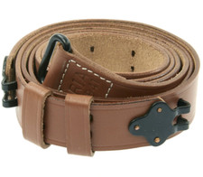 Cinghia di trasporto fucile US Garand WW II Repro 2 pezzi cinturino in pelle US Army