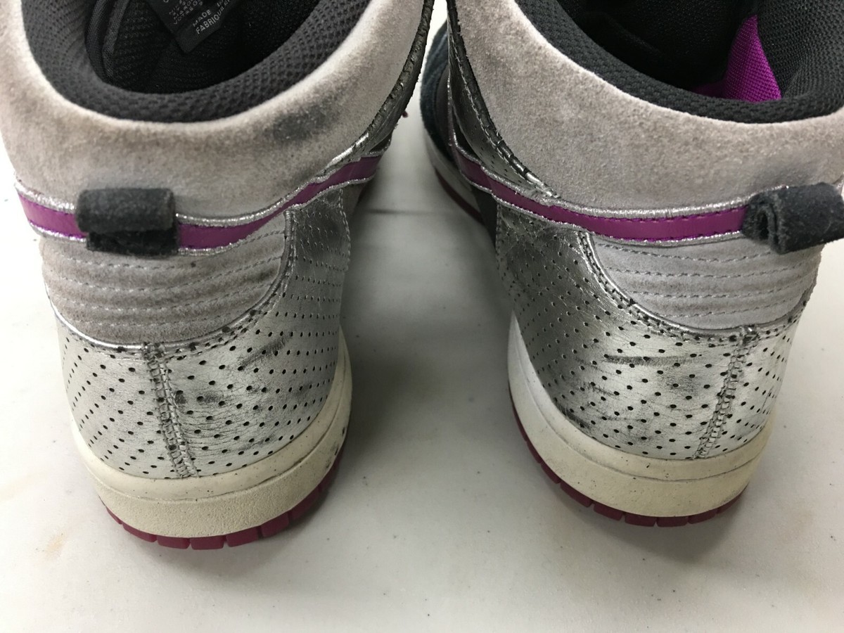 Nike Black/silver/plum Dunk High Premium M Sz11.5 East Clark