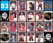 1983 O-Pee-Chee NHL Hockey 83% NEAR Set of 274/330 Loose Stickers NO ALBUM incl