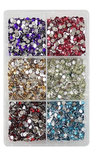 4 mm Resin Chandla Kundan Stone Rhinestone Beads for Jewelry Dress Making - 第 9/16 張圖片
