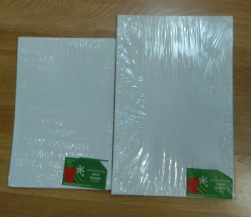 Lot of 5 White Robe and Shirt Boxes for Christmas/ All Occasions Gift Boxes New - Picture 9 of 9