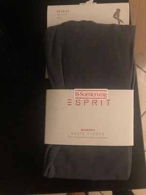 Esprit Damen Strumpfhose Basic Grey (Farbcode 3988)