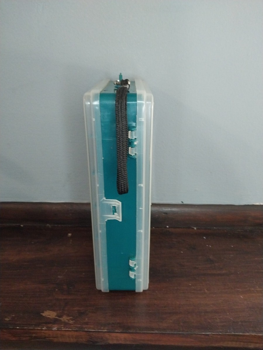 Kmart Double Sided Fishing Tackle Box Small Portable | eBay Kmart Double Sided Fishing Tackle Box Small Portable | eBay