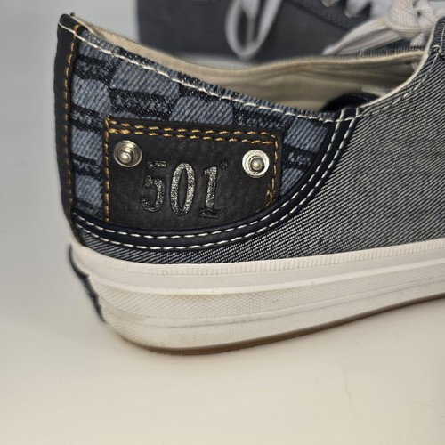 Levi 501 Herren Gr. 9 graue Jeans Sneaker. Nie getragen (1114) - Bild 2 von 8