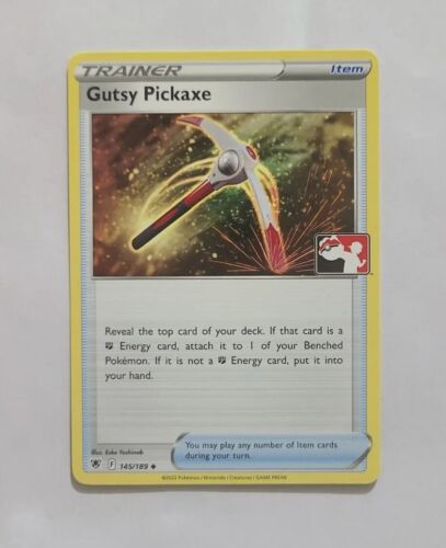 Pokémon Gutsy Pickaxe 145/189 Prize Pack Card Non Holo Near Mint - Picture 1 of 2