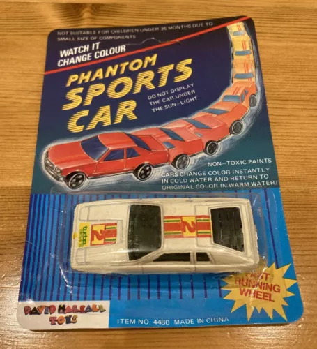 Seltener David Halsall Toys Phantom Sportwagen Lotus Esprit Neu im Blister 4480