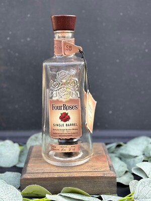 Four Roses Single Barrel Bourbon LED Lamp- Handmade