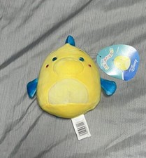 5 Inch Squishmallow Disney's The Little Mermaid Flounder plush stuffed animal 5  