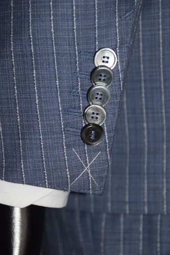 HUGO BOSS TAILORED Suit, Mod. T-Harley/Goswin, Size 94 / US 38L, Turq./Aqua - Picture 6 of 12