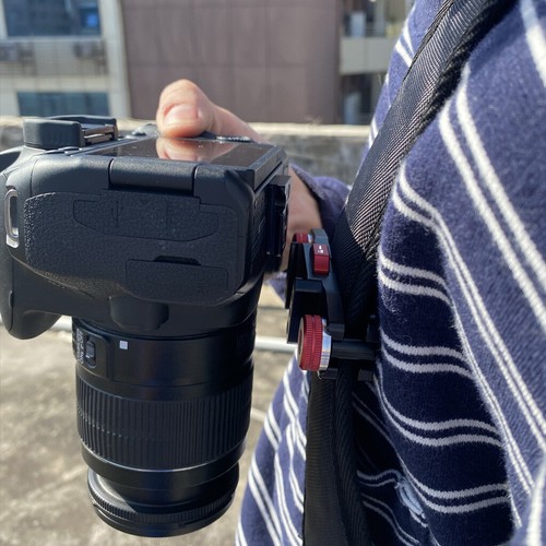 Quick Release Waist Belt Clip with V Plate Fast Switch For GoPro SJCAM - Picture 6 of 9