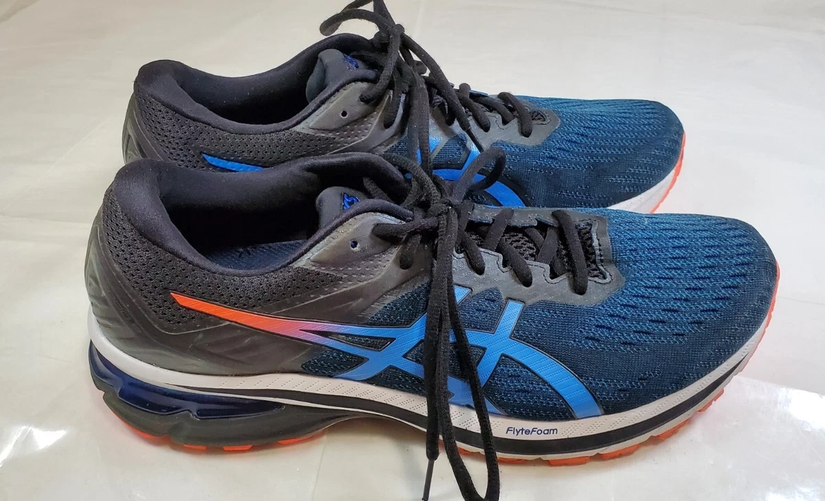 ASICS GT 2000 9 Running Shoes Men s size 11 1 2 1011A983 003 Black Blue EUC