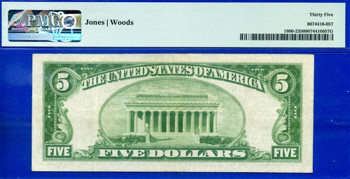 1929 $5 National Bank Swissvale, Pennsylvania CH# 6109 PMG 35 - Picture 4 of 4