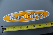 Boardriders Surf Club Quiksilver Yellow Longboard V71B Vintage Surfing STICKER